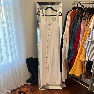 Ava and Viv Ribbed White sundress